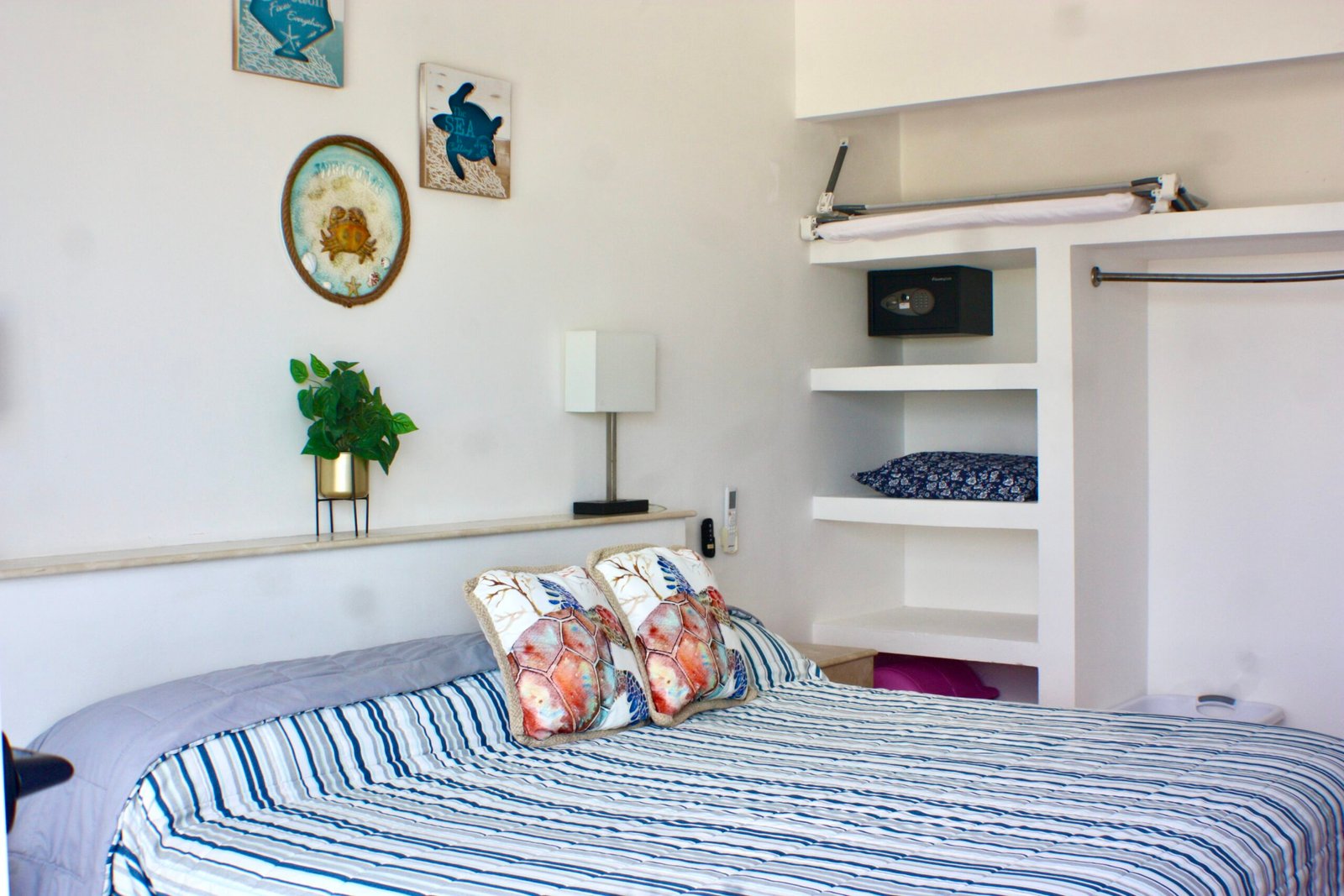 King bed and storage