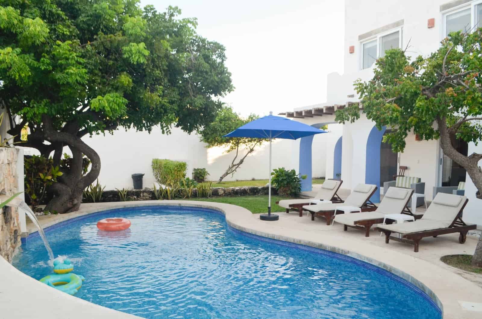 Private pool at Casa Sienna Lia