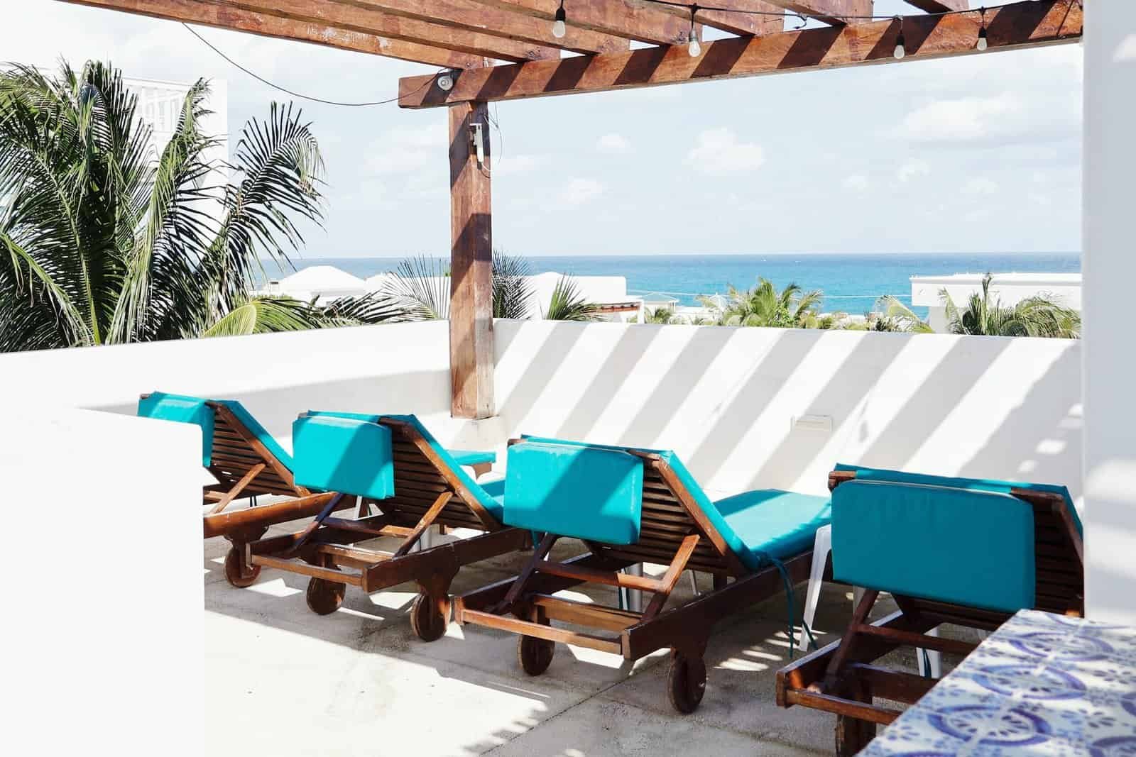 Rooftop terrace at Casa Sienna Lia