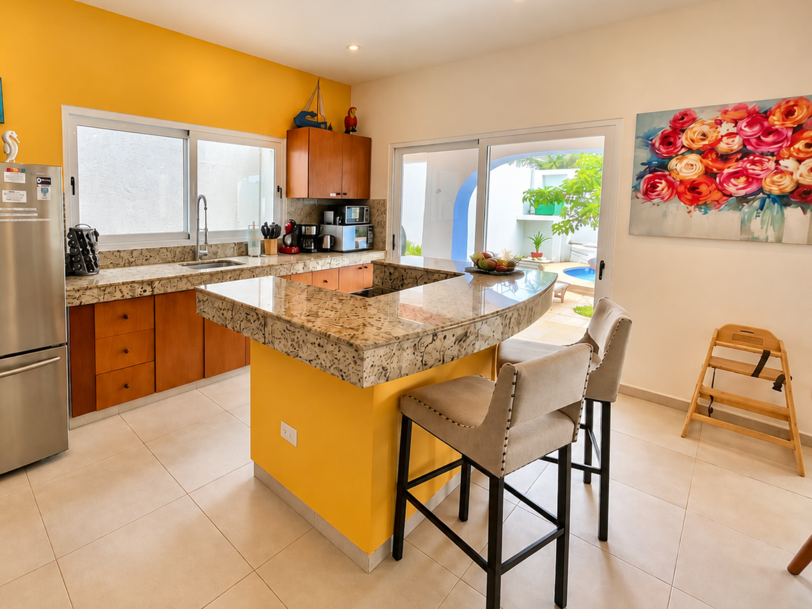 Fully equipped kitchen at Casa Sienna Lia