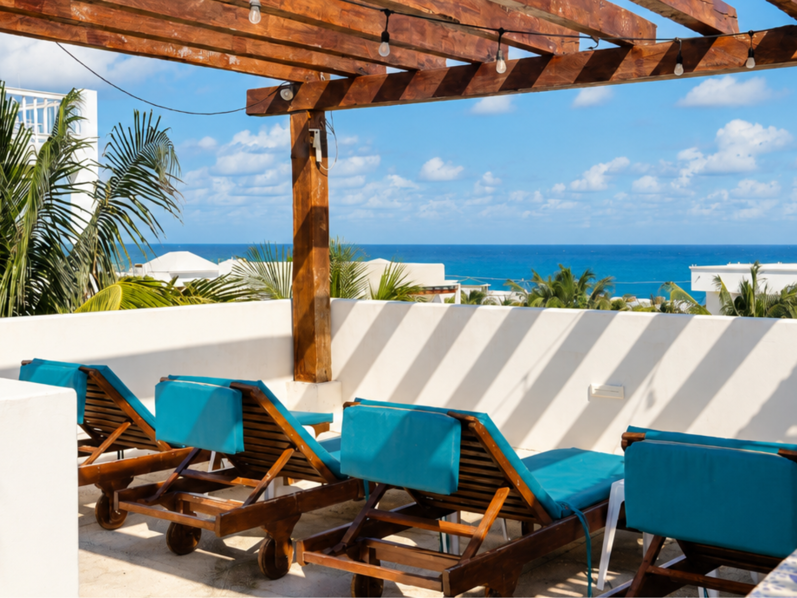 Rooftop terrace at Casa Sienna Lia